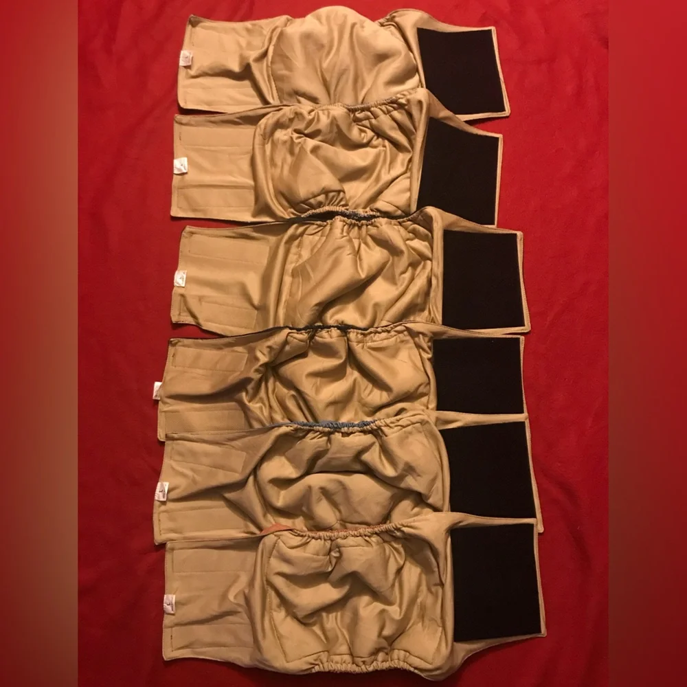 NEW Set of 6 VUNCESSIN Reusable Belly Bands